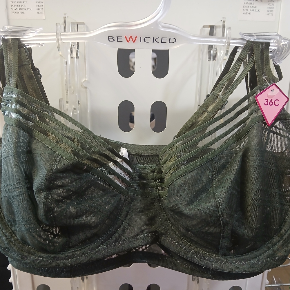 BeWicked Olive Lace Bra